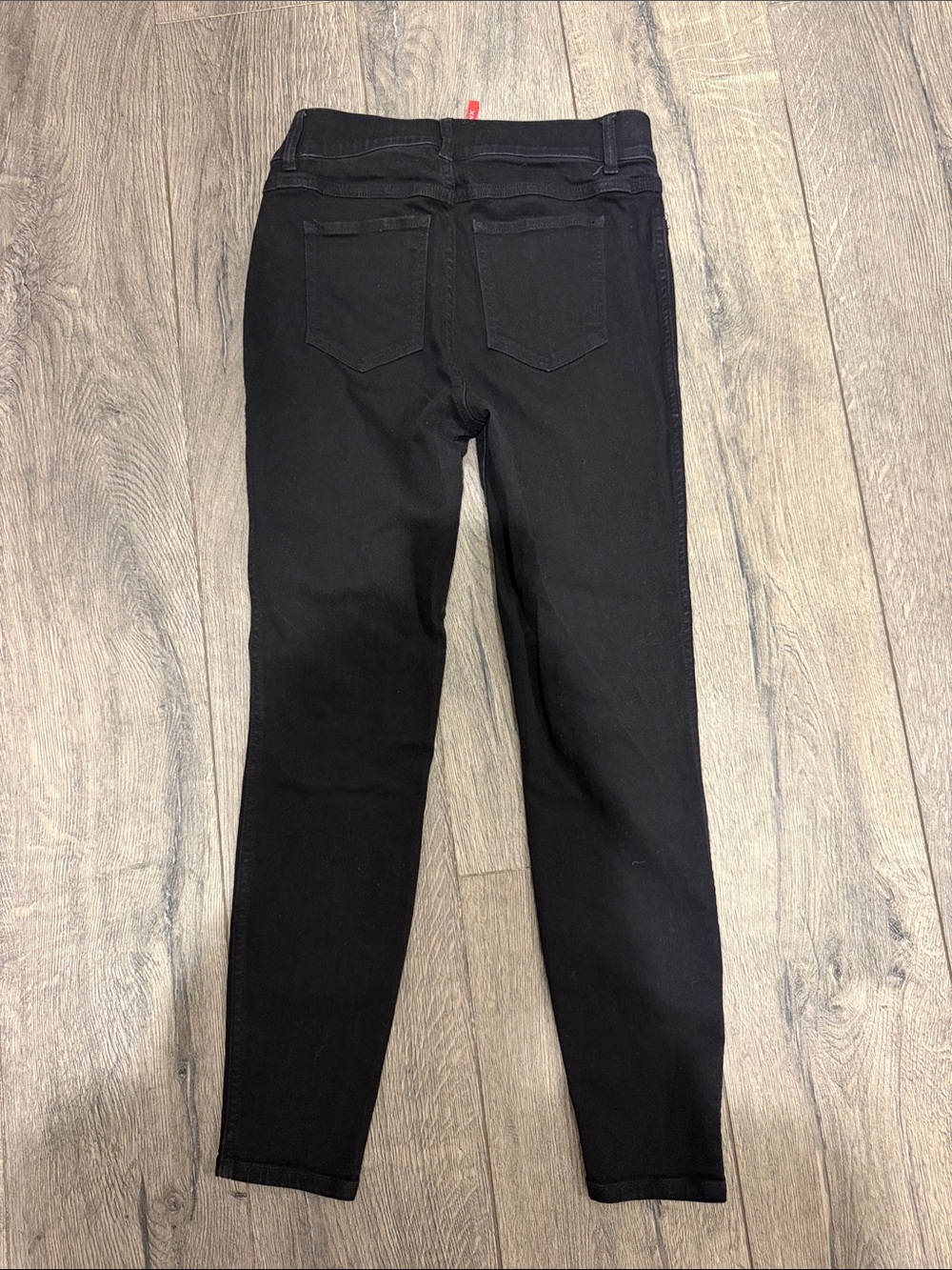 • Spanx • Jeanish Leggings Classic Black Skinny Jeans - Women's Slim Fit 8-10 Md - Picture 4 of 4
